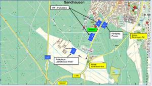 Anfahrt BWT-Stadion am Hardtwald