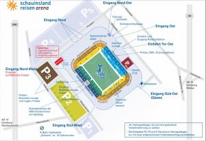 Anfahrt Schauinsland-Reisen-Arena