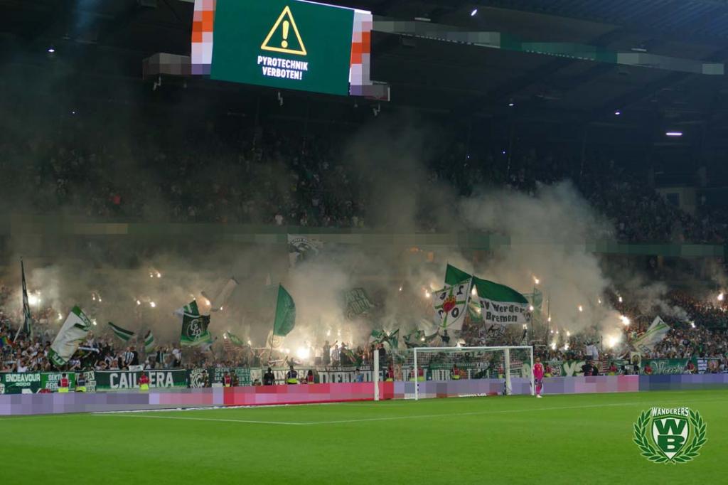 Bremen zündet gegen Bayern München - Werder Bremen | Pyroshow