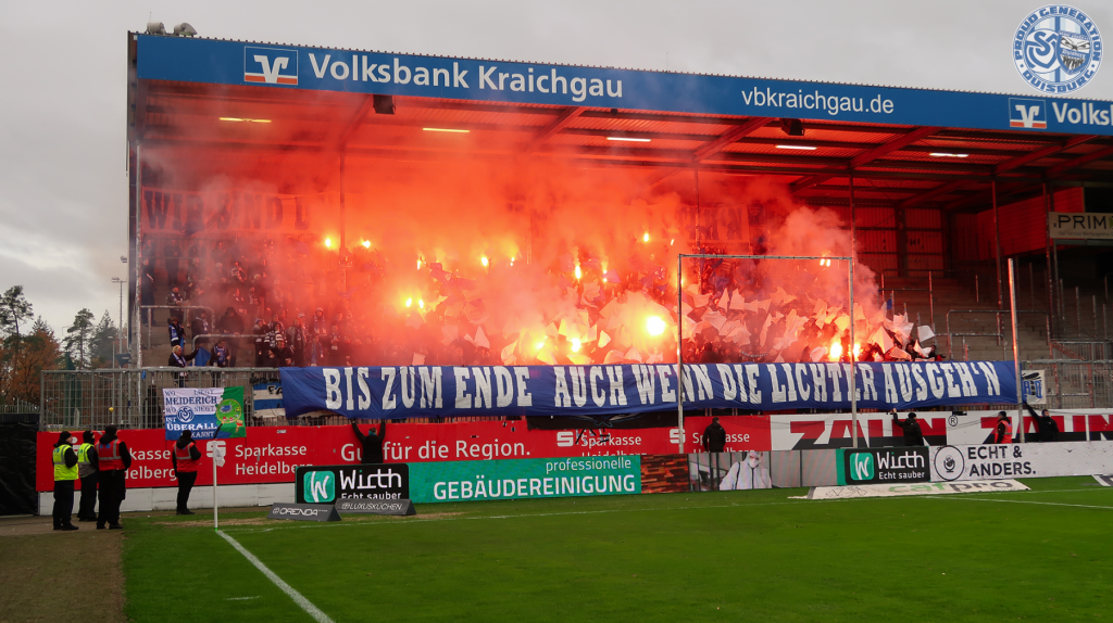 Duisburg zündet in Sandhausen - MSV Duisburg | Pyroshow