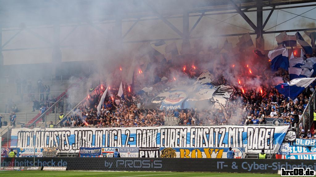 Hansa Rostock zündet in Ingolstadt - FC Hansa Rostock | Pyroshow
