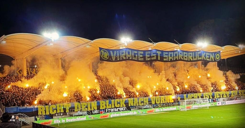 Saarbrücken zündet gegen Oldenburg - 1. FC Saarbrücken e.V. | Pyroshow
