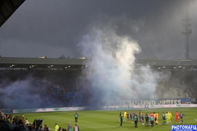 Bochum Pyro gegen Dortmund