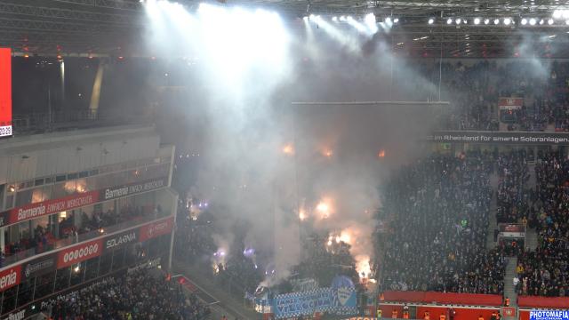 Bochum Pyro in Leverkusen