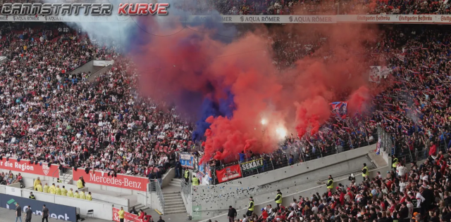 Heidenheim Pyro in Stuttgart