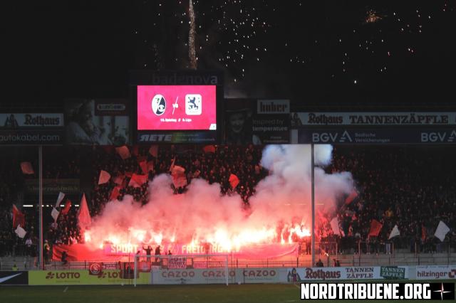 Freiburg II zündet gegen 1860 München