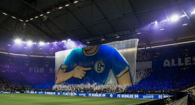 Schalke Choreo gegen Freiburg